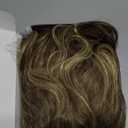 Women 80s Rocker Wigs Long Curly Heat Resistant Synthetic Natural Looking Hair for Cosplay (Brown Mix Blonde)