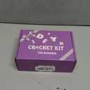 Crochet Kit for Beginner, Crochet Starter Kit w Step-by-Step Video Tutorials, Crochet Kit for Beginners, Beginner Crochet Kit for Adults Kids Women Men Complete Kit Included (Axolotl 2Pack) (Blue)