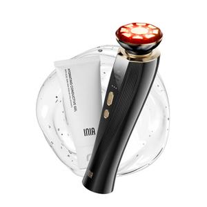 INIA 3-in-1 Skin Tightening Device True Beauty Glow Facial Massager Red Light Therapy for Face and Neck