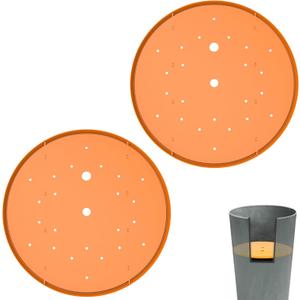 2-Pack Round Planter Insert - Plant Pot Insert with Drainage Holes, Use Less Potting Soil, Planter Accessories for Indoor & Outdoor Use (18 inch)