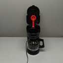 BLACK+DECKER 12-Cup Coffee Maker with Easy On/Off Switch, Easy Pour, Non-Drip Carafe with Removable Filter Basket, Vortex Technology, Black