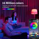 49.2FT/15M RGB LED Strip Light, LED Light Strip with App/Remote Control, Colour Changing, Outdoor Waterproof Cuttable Silicone Light Strip for Bedroom TV Backlight Gaming Room DIY Lighting