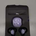 Wireless Earbuds for Small Ears Women Men, Purple Bluetooth Earbuds for Small Ear Canals, Mini Ear Buds Wireless Bluetooth Earphone for iPhone, Android Earbuds Wireless Bluetooth Mic