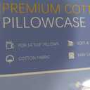 Biloban Organic Cotton Toddler Pillowcase 2 Pack, (Pillowcase Only) Kids Pillowcase for Sleeping Fit Pillow Sized 13"x 18" or 14"x19", Envelope Travel Pillowcases for Girl Boy, Cream