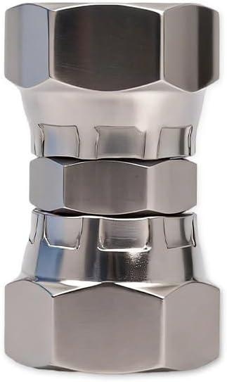 JIC 304 Stainless Steel Female Swivel Union, 1/2 Female x 1/2 Female