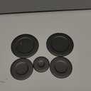 Eosorssa W10832694 Gas Range Stove Surface Burner Caps Fit for Whirlpool Stove Cooktop Replacement W10597133 AP5988633 PS11727796 4363154 5pcs