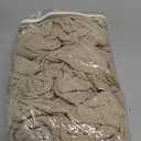 Chair Covers for Dining Room - Stretch Chair Slipcovers for Decorative Seat Protector Armless Removable Washable Elastic Dinner Universal Spandex Solid Chair Slip Covers Set (Light Khaki,6)