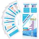 19 in 1 Drinking Water Test Kit with 100 All-in-One Water Test Strips & 2 Bacteria Tests - Home Water Quality Test Strips for Well, Tap Water, City Water, Tub and Swimming Pool Testing Strips