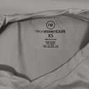 Real Essentials 5 Pack: Women's Short Sleeve Breeze Tech V-Neck T Shirt Workout Top Wicking Dry Fit Athletic Tee (Plus) XS