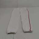 Mizuno Youth Premier Pro Piped G2 Baseball Pant (X-Large, White/Red)