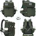 Lovelinks21 25L Military Tactical Backpack Small Assault Pack Molle Daypack for Men and Women for Work Travel Gym Outdoor Hiking Camping (Army Green)