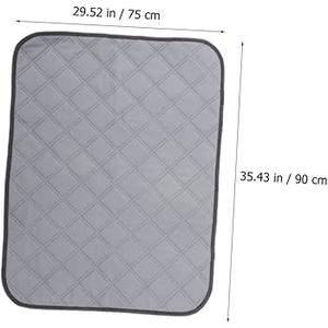 Dog Mat, Abrasion Portable Water Breathable Dog Car Seat Pad Anti Sticking for Sleeping (L)
