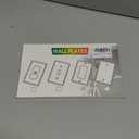 VCE 1 Port Keystone Wall Plate UL Listed (10 Pack), Single Gang Wall Plates for RJ45 Keystone Jack and Modular Inserts, White