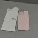 ORNARTO Compatible with iPhone 16 Pro Max Case 6.9", Slim Liquid Silicone 3 Layers Soft Gel Rubber Shockproof Protective Cover with Anti-Scratch Microfiber Lining-Chalk Pink