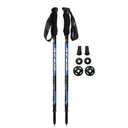 Fizan Compact 3 Trekking Poles – 5.6 oz Ultralight, Backpacking, Thru Hiking Poles, Adjustable, Collapsible, Customized Fit, EVA Grips, Aluminum Walking Sticks (Compact 3) (Blue)