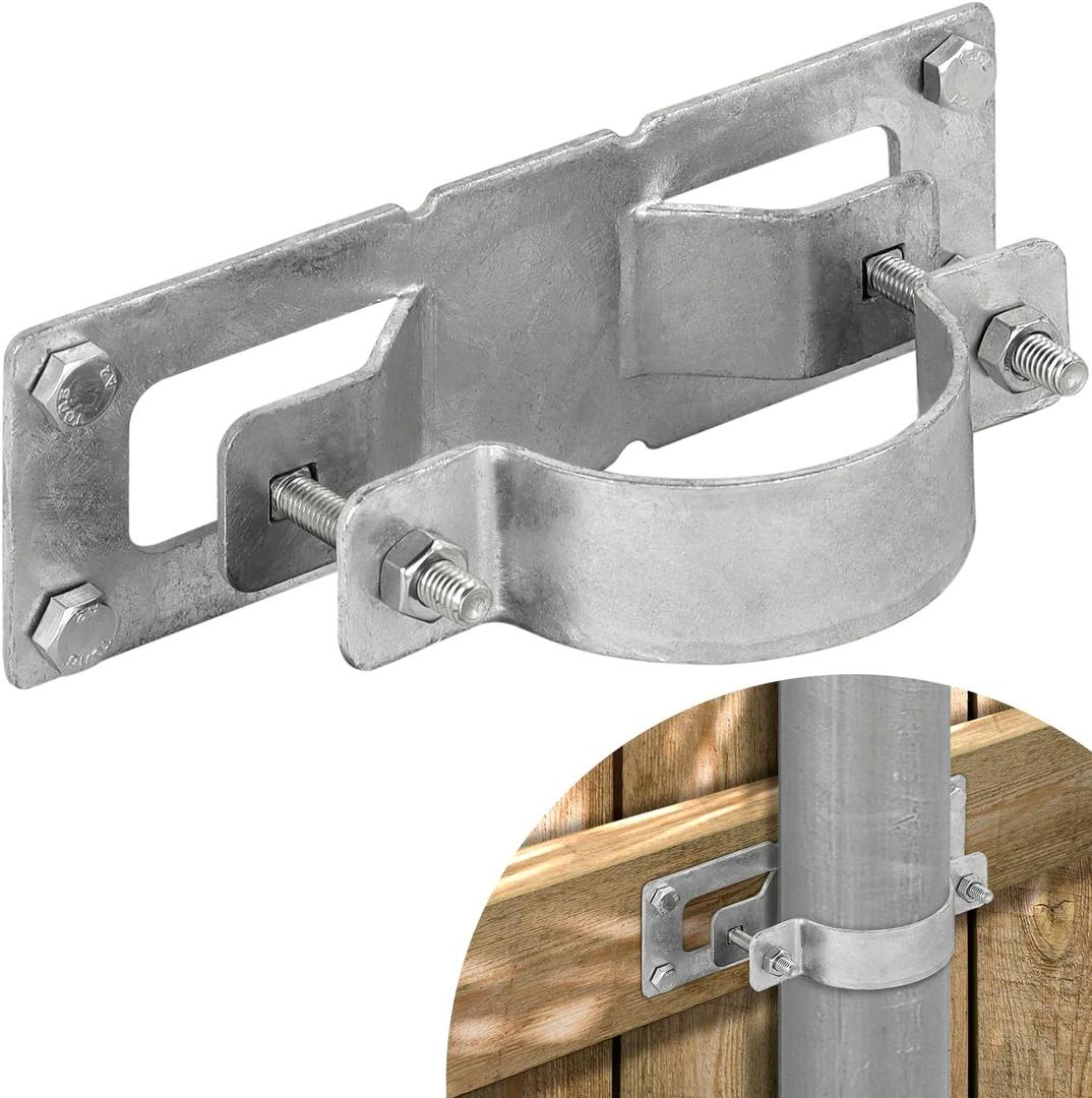 36 Pack Fence Brackets, Galvanized Wood Fence Frame, They use to Attach a Wooden Fence to a Chain Link, Anyone Wants to Convert Their Wooden Poles to Metal Poles
