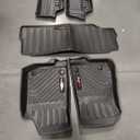 Custom Floor Mats and Cargo Liner for 1997-2006 Jeep Wrangler TJ Accessories All Weather TPE Protection Mat (for 1997-2006 Jeep Wrangler TJ/LJ Set)