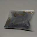 Sexy Strappy Leather Underwire Mini Choker Lingerie Set Skirts Dress with Thong 3 Piece Outfits (Medium, Glossy Black)