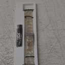 V.R.HOPE Resin Watch Band Compatible with Apple Watch Band for Women 42mm 44mm 45mm 46mm49mm Tortoise Fashion Lightweight Bracelet Strap for iWatch Series Ultra3/11/10/9/8/7/6/5/4/3/2/1/SE3(Creamy silver)