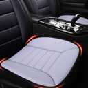 Pack Of 1 MYFAMIREA Car Seat Cushion Pad 1.2" Thick Comfort Seat Protector for Car Driver Seat Office Chair Home Use Memory Foam Seat Cushion with Non Slip Bottom, 20'' x 18.5'', Gray