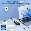 65w Laptop Charger Compatible with Toshiba Satellite A205 A215 A655 C55 C55D C55T C655 C675 C855 L55 L655 L675 L745 L755 P755 S55, Portege Z930 Z830 Power Supply Cord