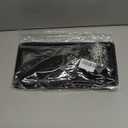 Wanheart Flat License Plate Cover Set 2 Pack Clear  Frameless ABS Protector for Standard 126 US Plates, Scratch UV Resistant Plate Cover with Screws Caps, Front Rear Car Accessories (Gray)