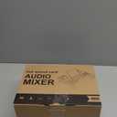 Podcast Equipment Bundle with 3.5mm Condenser Microphone for Pc/Phone Live Streaming Singing Gaming, Podcast Microphone Bundle with Live Sound Board Audio Mixer Denoise,DJ Sets