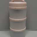 Termichy Stackable Formula Dispenser Portable Milk Powder Container, 1 Pack, Light Pink