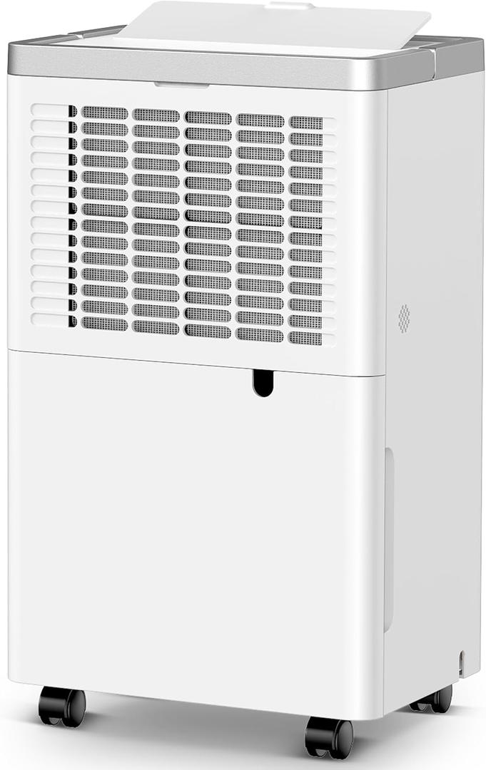 34 Pints Dehumidifier for Basement with Drain Hose, 2500 Sq.Ft, 38dB Quiet | 24HR Timer, 3-Color Indicator, Auto Defrost, Child Lock, for Home Bedroom Bathroom