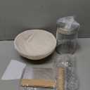 Sourdough Starter Kit - Banneton Proofing Basket 9 Inch Round & 10 Oval, 26 PCS Baking Supplies With Starter Jar, Bread Sling, Lame, Danish Dough Whisk, Bags
