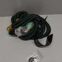75 ft Expandable Garden Hose - Kink Free Flexible Water Hose with Thumb-Controlled 10-Function Nozzle, 3/4 Solid Brass Connectors, Retractable Latex Core - Lightweight Expanding Hose