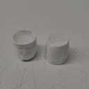 HAOTOP Mini Porcelain Ramekins 1.5 oz Set of 6, Small Ceramics Souffle Dish 45ml White