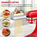 Pasta Maker Attachment for all KitchenAid Stand Mixer, including Spaghetti Cutter