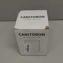 CANITORON Makeup Brush Holder, 2 Pack Glass Makeup Brush Holder Organizer Store Cosmetic Tools, Eyeliner, Storage Organizer for Vanity, Bathroom and Bedroom Countertop Storage (Green S+L)