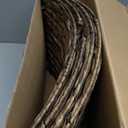 24in Hyacinth Christmas Tree Collar - Woven Rattan Basket for Christmas Tree Base Cover, Holiday Decoration for 4ft 6ft 7.5ft Artificial Trees with Cord Cut-Out(Brown)