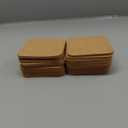 30pcs Reusable Square Cork Coasters for Drinks Natural Insulation Pad for Mugs and Cups Non-Slip Tabletop Protectors for Home Office and Events (10X10X0.3CMx2pcs)