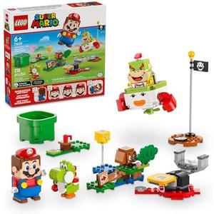 LEGO Super Mario Adventures with Interactive Mario, Bowser Jr.’s Clown Car Playset Vehicle, Yoshi Toy, Mario Playset, Nintendo Toy Gift for Boys, Girls and Gamers Ages 6 and Up, 71439