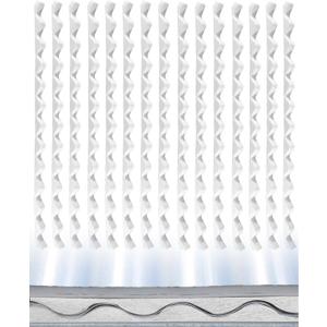 15 Pcs 3FT Long Wavy Foam Closure Strips for Metal Roofing Corrugated