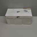 Kitcom Crystal Vase for Flowers 12", Multi-Faceted Design Vase Christmas Decorations for Home Wedding or Gift, Transparent Color with Gift Box