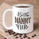 Nanny Gifts Christmas from Grandchildren 11oz Mug, Mothers Day Gifts for Nanny, Grandma Birthday Gift Ideas, Best Nannies Ever Coffee Mug