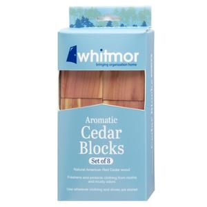 X WHITMOR AROMATIC CEDAR BLOCKS-S/8
