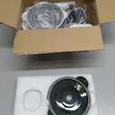 Ganiza Food Processor, 2-Speed Food Chopper Meat Grinder with 8 Cup Stainless Steel & 8 Cup Glass Bowls, Upgraded Button & Smart Overheat Protection Light - Includes Clean Brush, 2 Sets of Blades (Silver)