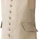 16th Century Colonial Costume Boy's Vest Revolutionary War Costume Waistcoat, 8