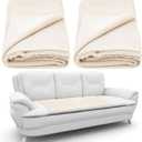 2 Pcs Medical Sheepskin Pad 24" x 30" Sheepette Bed Sore Pads Medical Supply Synthetic Lambskin Bed and Furniture Protectors to Prevent Sores and Skin Irritation for Home and Mobility Use