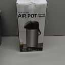 Coffee Carafe for Keeping Hot - Gezoss 102OZ / 3L Airpot Coffee Dispenser with Pump - Large Coffee Thermos for Hot Drinks Tea Liquid - Insulated Stainless Steel Hot Water Beverage Urn for Parties