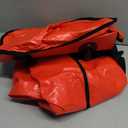 HOMEST Christmas Tree Storage Bag, Fits for 4.5-7 ft Xmas Artificials, Zippered Bag with Reinforced Carrying Handles and Wheels, Red (Bag Only)