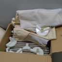 69.3"x69.3"x34.6" Extra Large Dog Playpen Indoor, Tall Puppy Playpen with Removable Roof, Sturdy Fabric Dog Pen for Medium to Large Pets, Spacious Hexagonal Pet Playpen Indoor for Comfort & Security