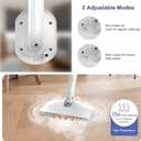 Steam Cleaner, 6 in1 Rotated Steam Mop Cleaner with 2 Modes, 2 Microfiber Pads, 400ML Removable Tank, 23FT Power Cable, Detachable Steam Mops for Floor, Laminate Floor, Tiles Cleaning (Sapphire Blue)