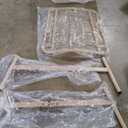 Athena Collection Rattan Egg Chair with Foldable Canopy, Patio Egg Chair Indoor Outdoor Lounge Egg Chair with Stand & Detachable Cushion for Garden, Porch, Backyard, Balcony, Gray (Grey)