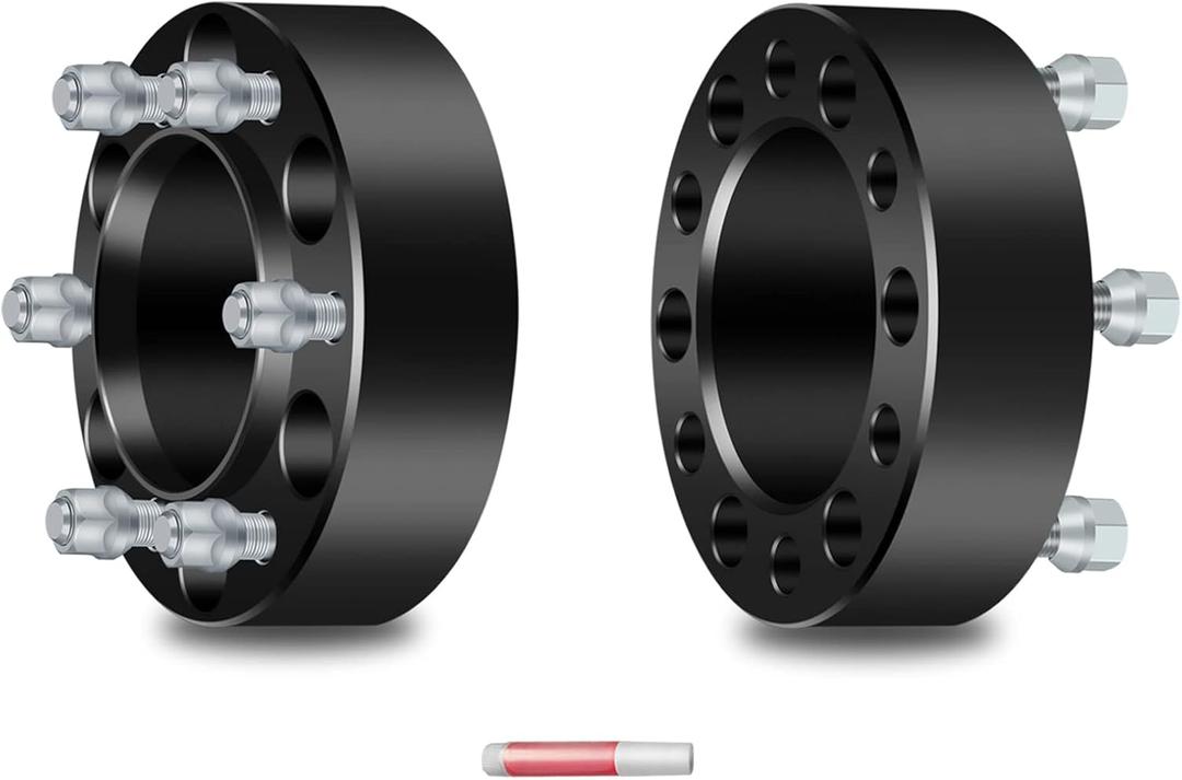 ECCPP 2PCS 6 Lug Hubcentric Wheel Spacers 6x5.5 to 6x5.5 2 inch 6x139.7mm fits for 1993-2013 for Toyota for 4runner |2007-2012 for Toyota for FJ Cruiser| 1969-2011 2013 for Toyota for land cruiser